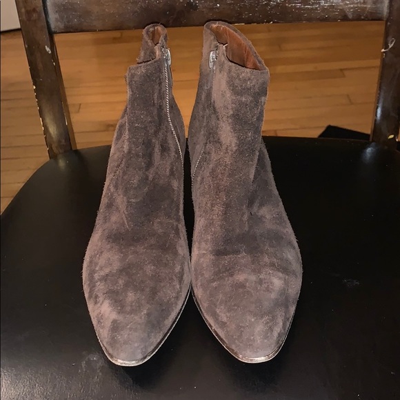 Joan Helpern suede booties - Picture 2 of 4